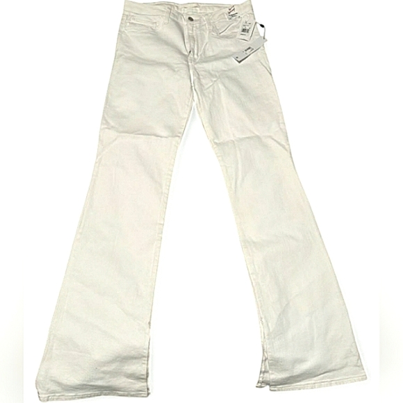 New Joe's Hi Honey 28 White Stretch Flawless High Rise Curvy Bootcut Flare - Picture 7 of 8